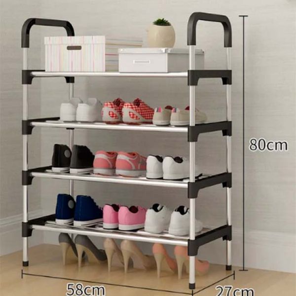 Полиця для взуття New shoe rack на 4 секції 100334 фото