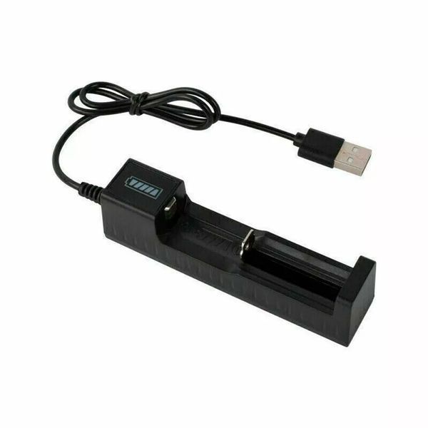 Універсальний зарядний пристрій USB для акумуляторів AA, AAA та 18650 100652 фото