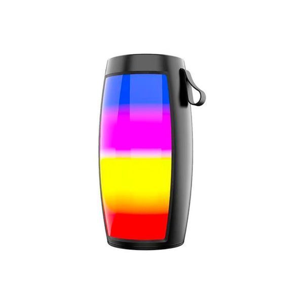 Портативная блютузная колонка с RGB-подсветкой 5.0 ZQS. Черный 100358 фото