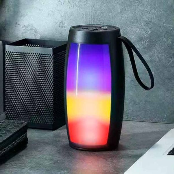 Портативная блютузная колонка с RGB-подсветкой 5.0 ZQS. Черный 100358 фото