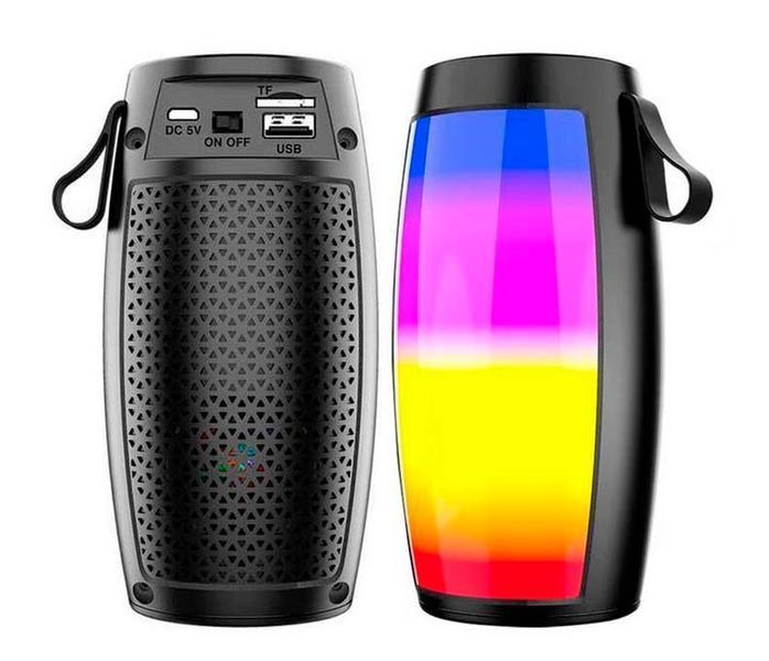 Портативная блютузная колонка с RGB-подсветкой 5.0 ZQS. Черный 100358 фото