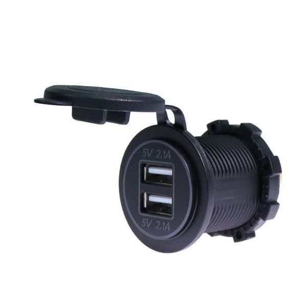 Врізний зарядний USB пристрій&nbsp;4.2 А з пилозахисною кришкою 110143 фото