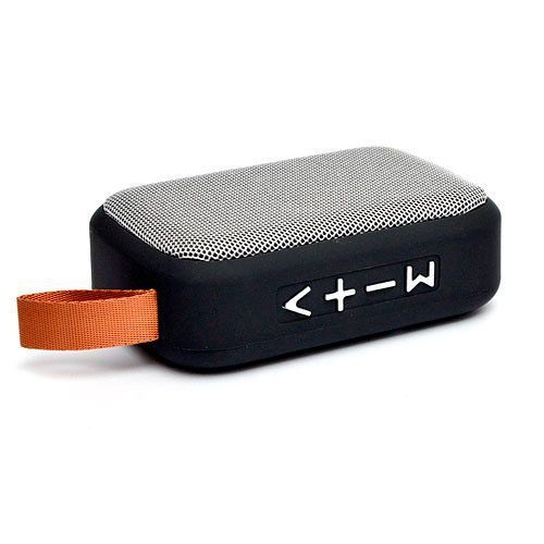 Колонка міні портативна Bluetooth з підтримкою microSD із вбудованим акумулятором.Сірий 100354 фото