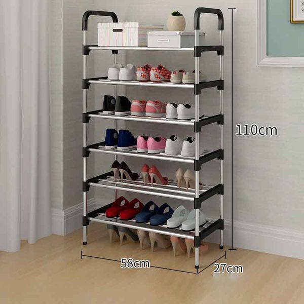 Полиця для взуття New shoe rack на 6 секцій 100333 фото